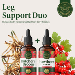 Glycerin-based vegan formula in HERBAMAMA drops bottle.