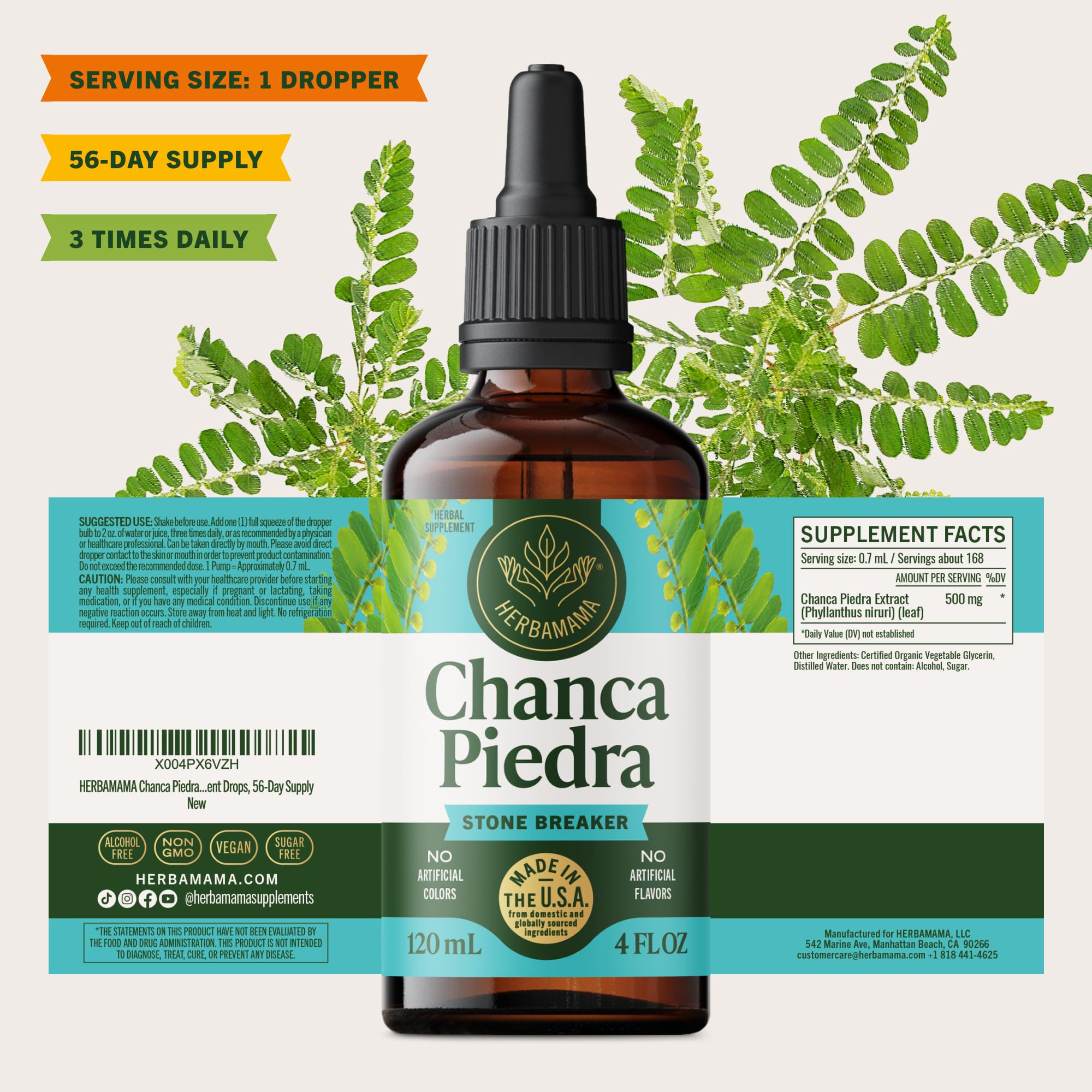 56-day supply packaging emphasizes value and routine consistency.