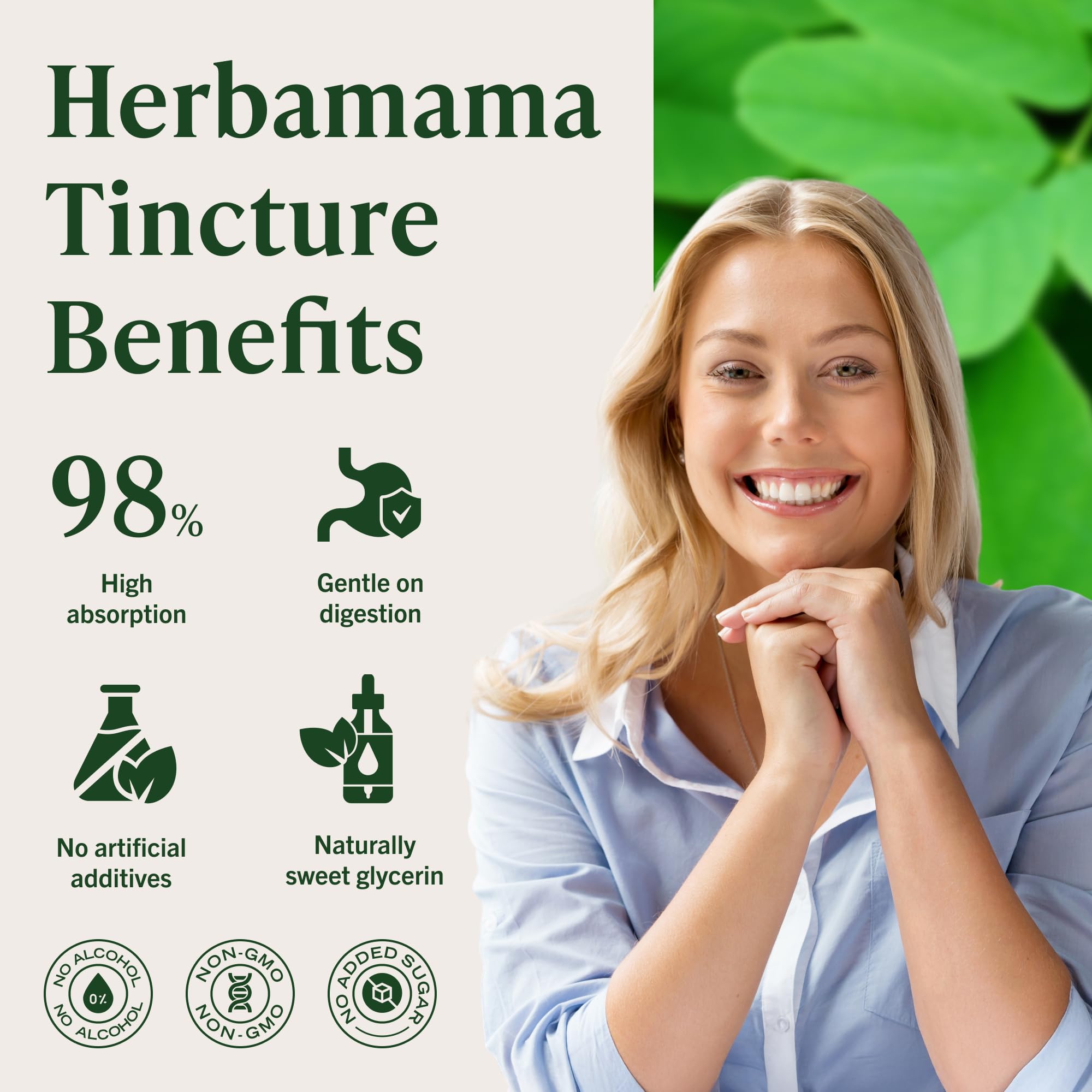 Herbamama Chanca Piedra urinary care visual highlighting urinary tract support.