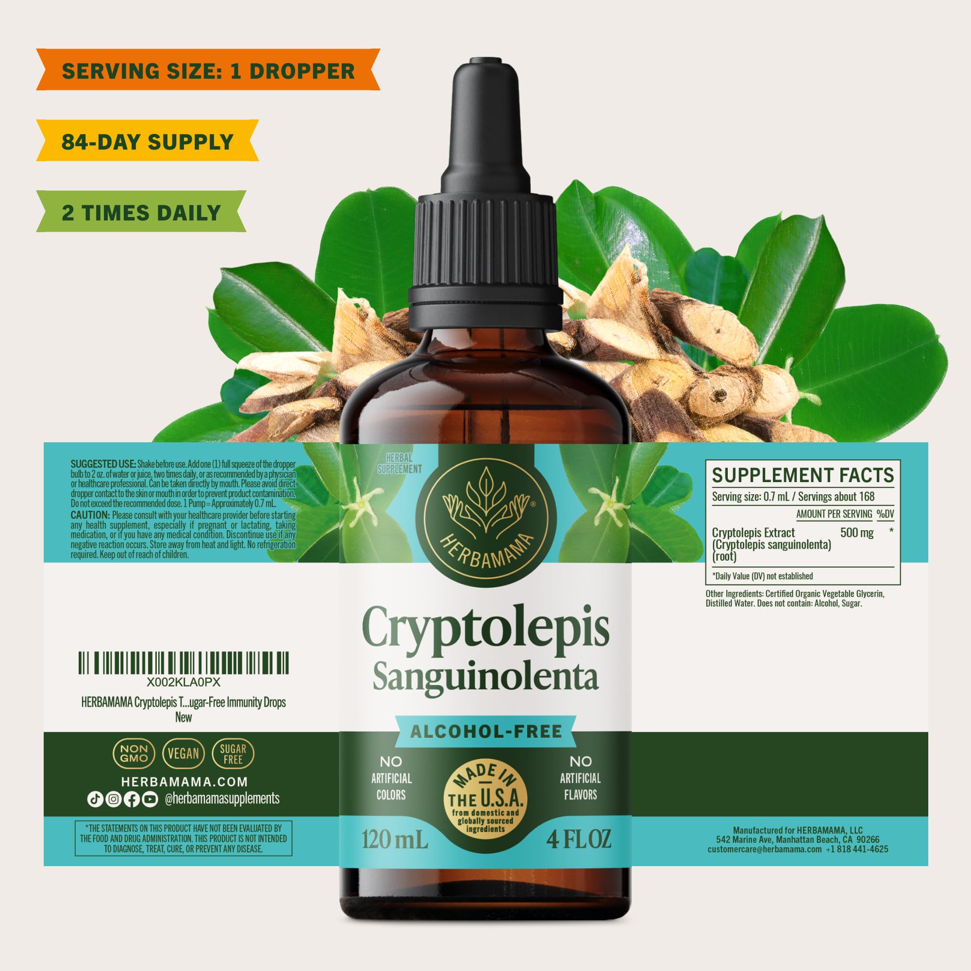 Daily use setup for vegan, alcohol-free wellness routine
