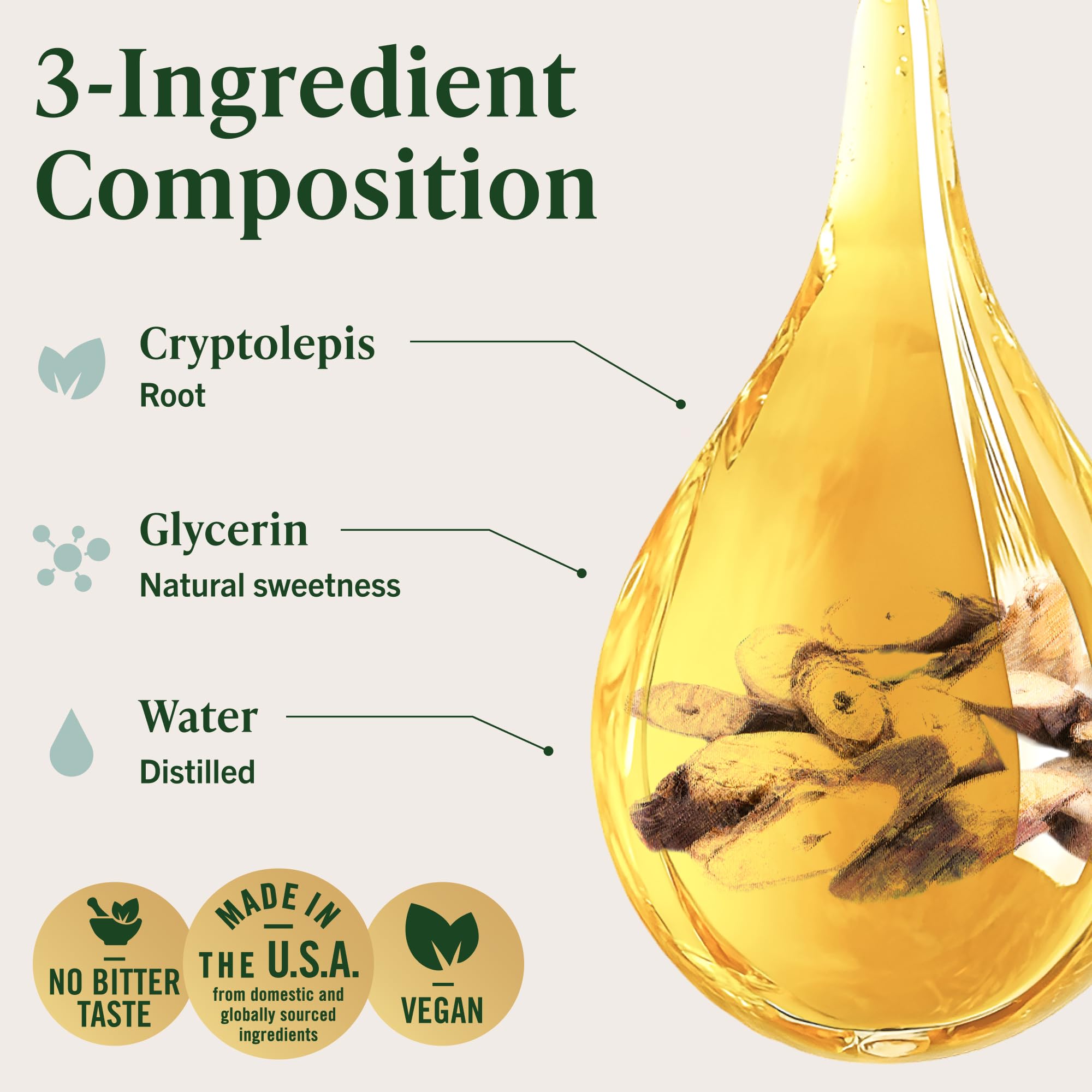 HERBAMAMA tincture added to water supports easy consumption