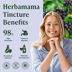 Herbamama drops direct-on-tongue use for rapid absorption.