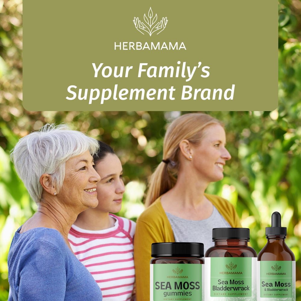 Herbamama gluten-free non-GMO label conveys clean, worry-free choice.