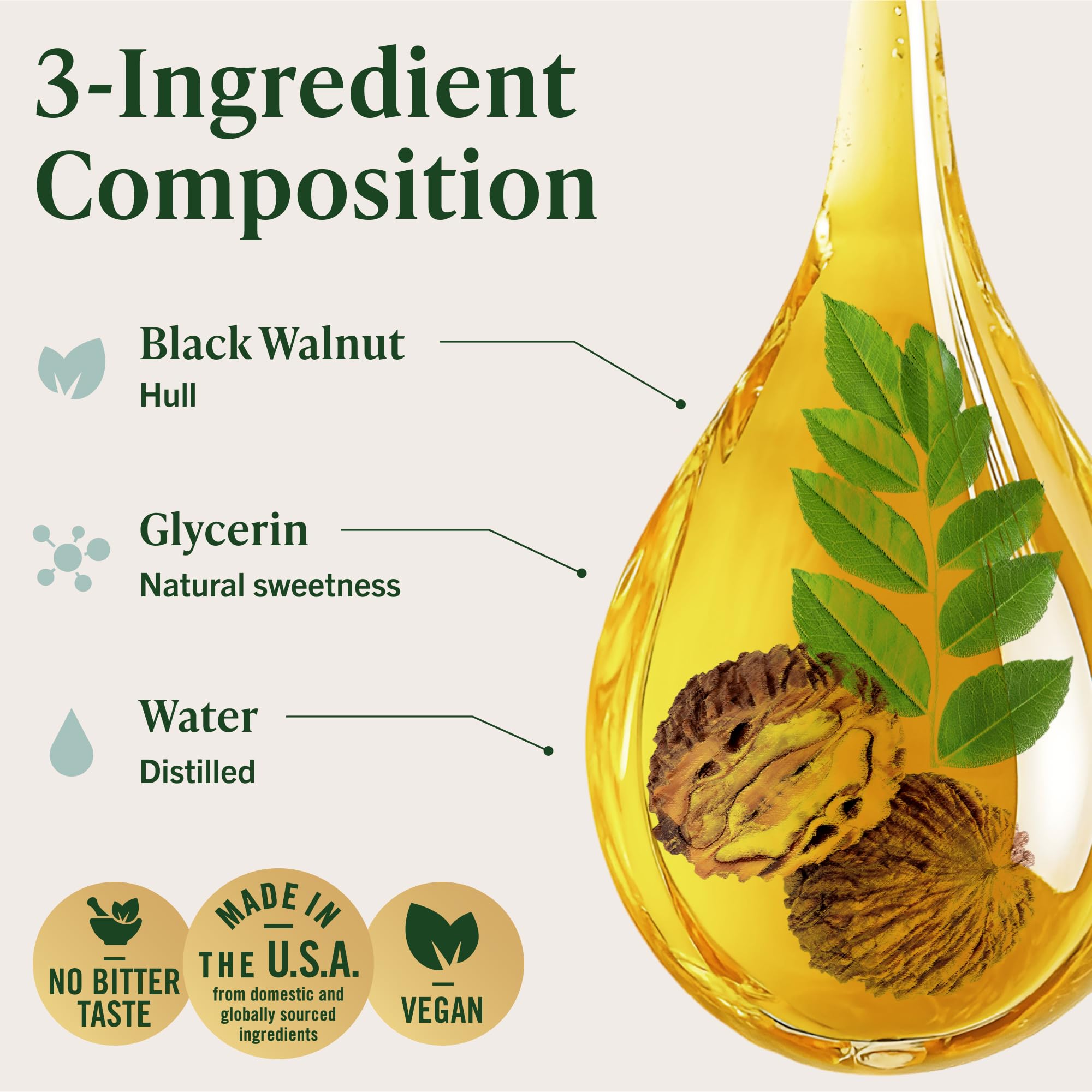 HERBAMAMA glycerin and water base showcases a sugar-free, gentle formula.