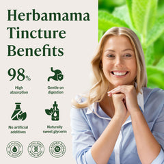HERBAMAMA Lemon Balm tincture ingredients Melissa officinalis glycerin water