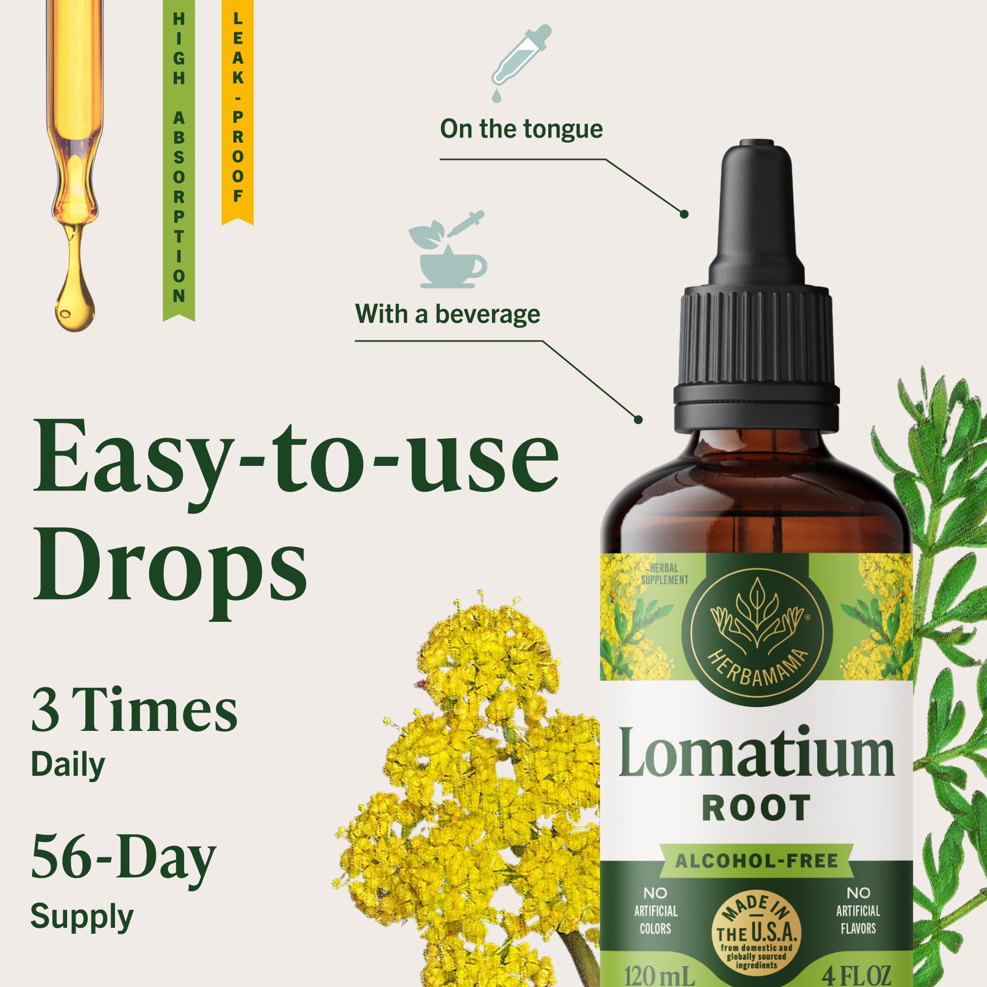 Alcohol-free, vegan tincture suitable for many lifestyles.