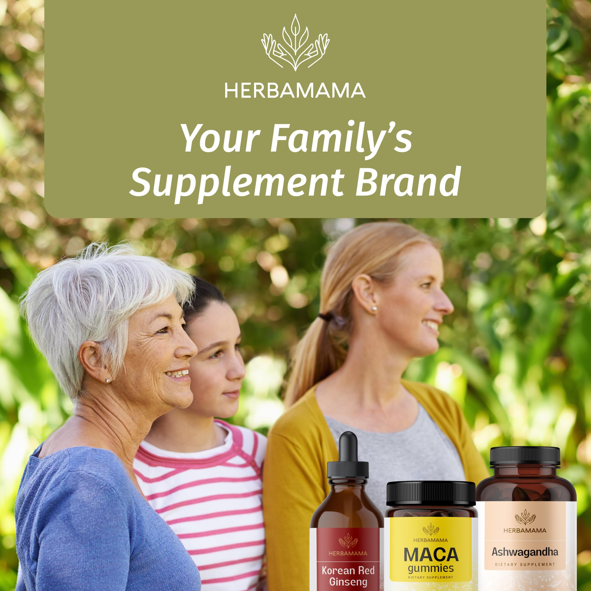 HERBAMAMA Maca Root Gummies convenient daily chew