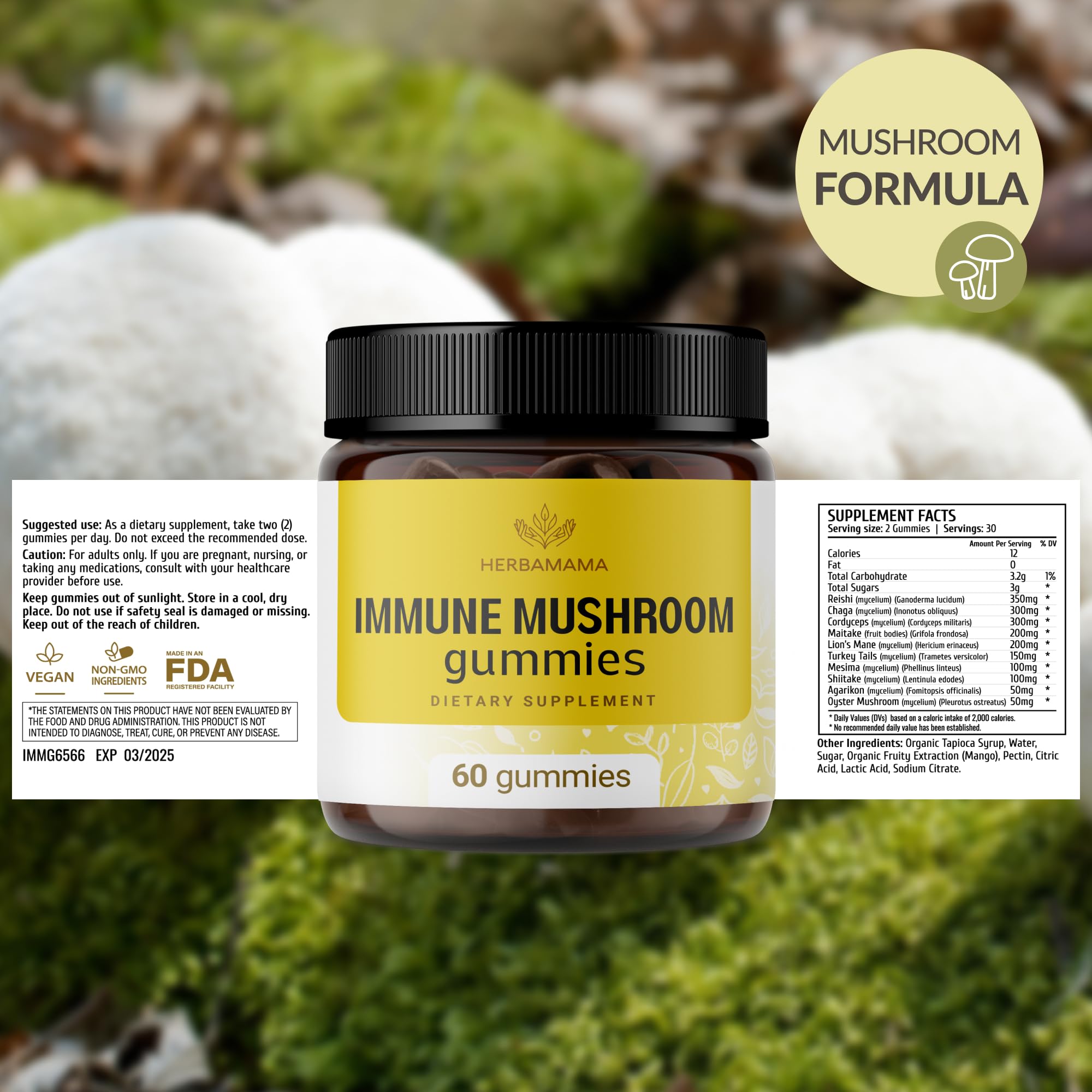 HERBAMAMA On-the-go bottle shot suggesting easy daily habit.