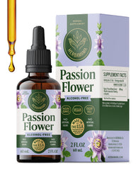 HERBAMAMA Passionflower tincture bottle for calming support