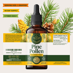 HERBAMAMA Pine Pollen tincture 56 day supply for steady routine