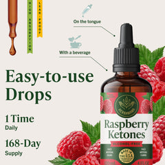 HERBAMAMA Raspberry Ketones absorption concept emphasizes fast uptake.