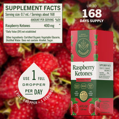 HERBAMAMA Raspberry Ketones no-GMO badge indicates non-GMO formulation.