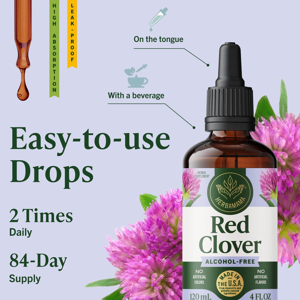Sugar-free tincture supports sugar-conscious daily routines with HERBAMAMA Drops.