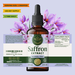 HERBAMAMA saffron tincture compact bottle for daily use