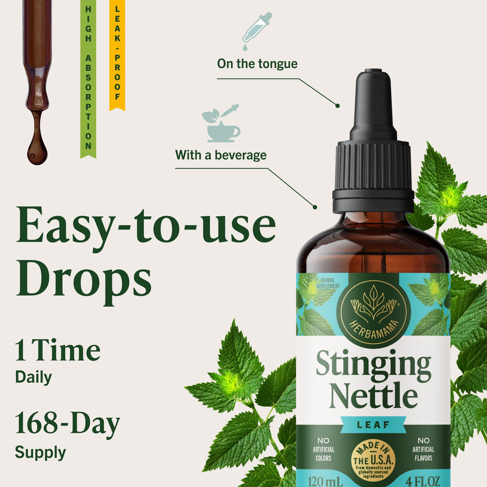 HERBAMAMA tincture image shows non-alcoholic formula.