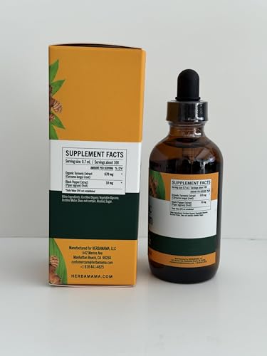 Herbamama turmeric and black pepper illustrate natural, simple formula.