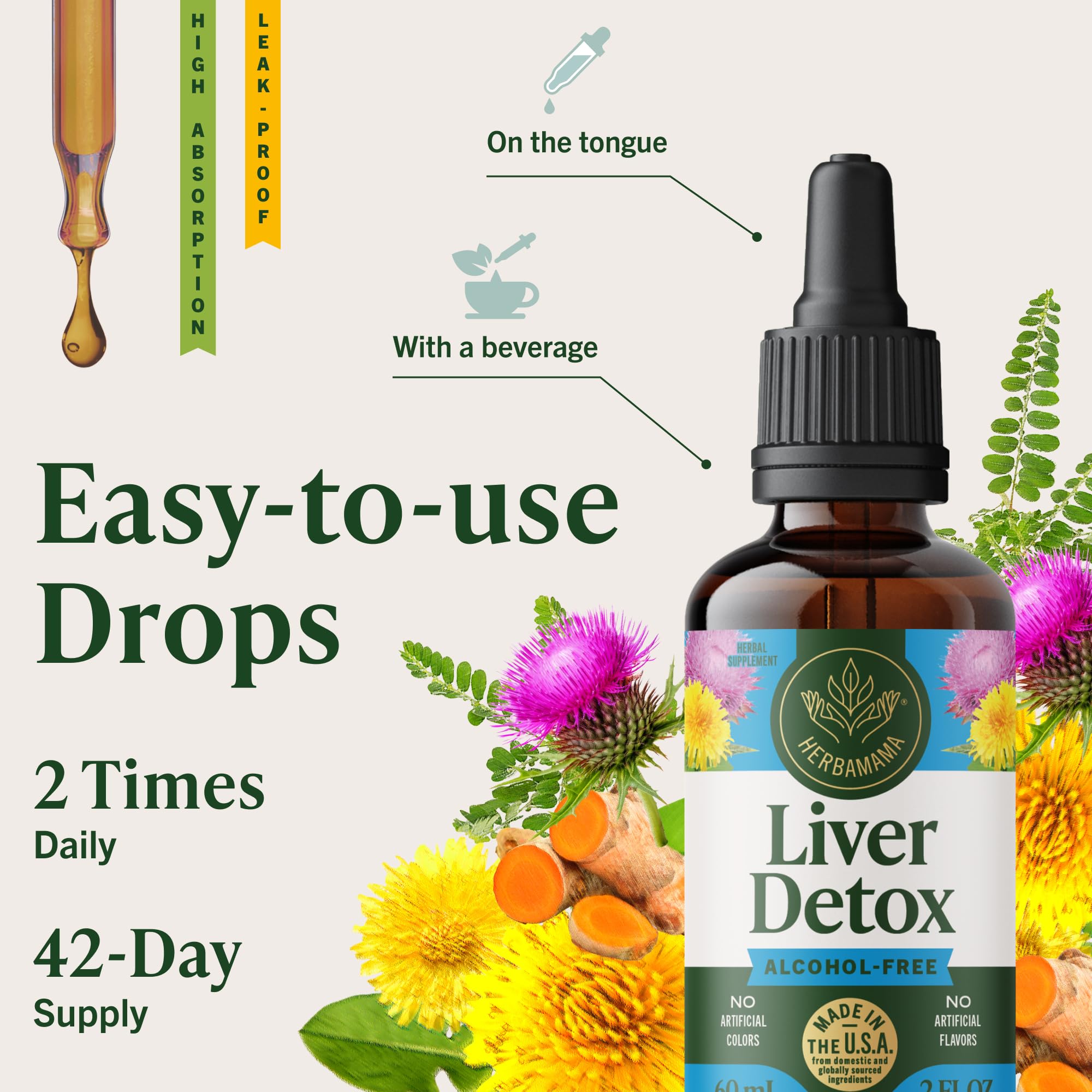 Alcohol-free, sugar-free formula supporting a clean label and simple daily use.