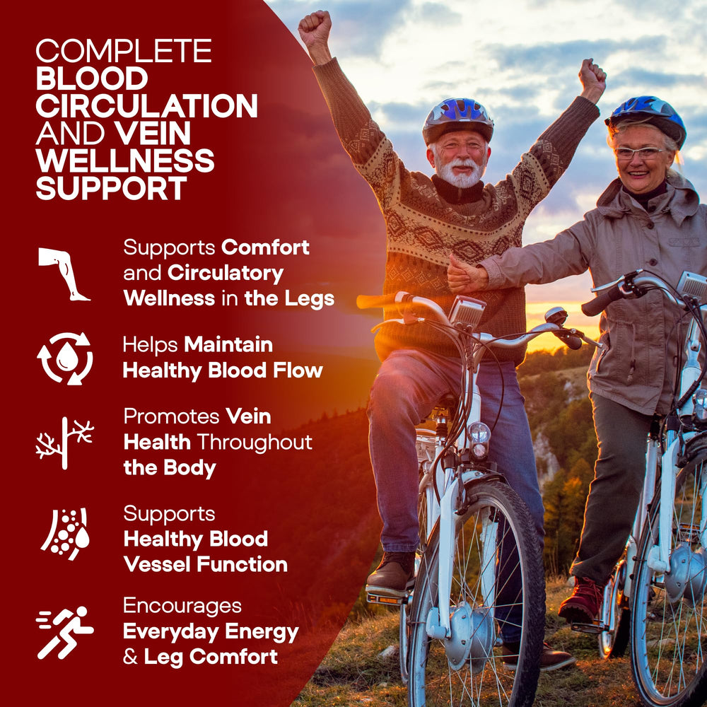 Close-up of HerbaMe Blood Flow capsules for easy daily use