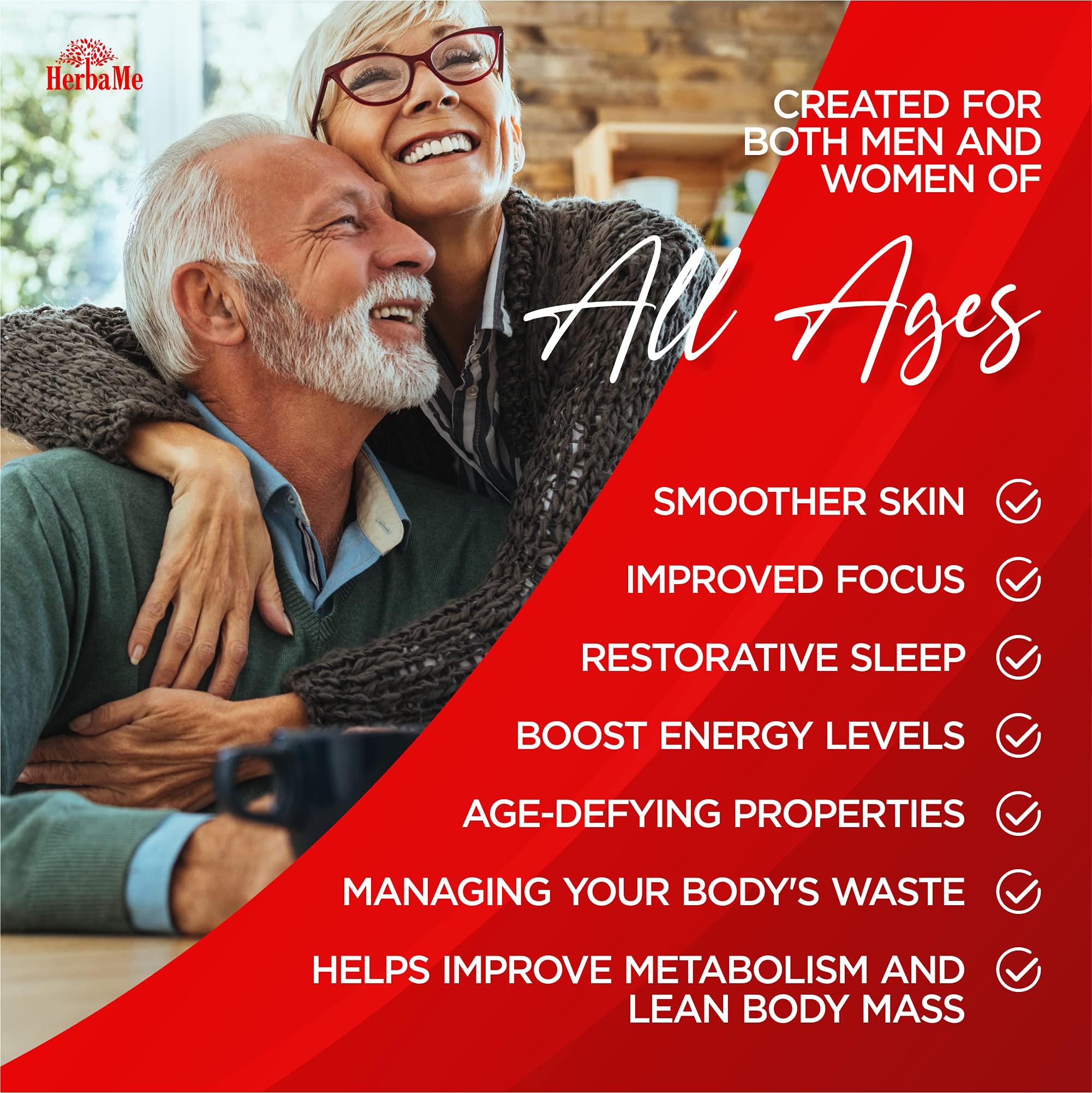 HerbaMe HGH capsules shown for post workout recovery support