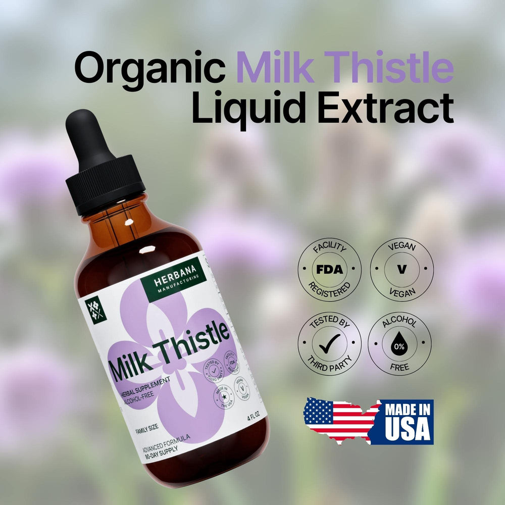 HERBANA Milk Thistle being added to daily routine