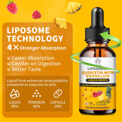 Herbance bottle with drops on counter suggests simple daily routine.