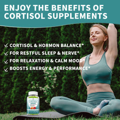 Herbance Cortisol Gummies with ashwagandha and rhodiola ingredients for calmer days.