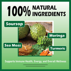 Herbavita Soursop Liquid Drops dose dropper showcases easy daily use.