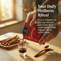 HERBEAT Korean Red Ginseng Prime glass dose with water suggestion.