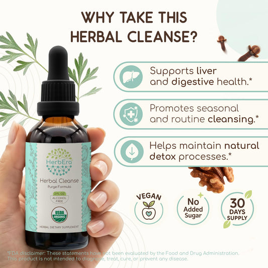 HerbEra bottle with black walnut signals natural support for digestive comfort.