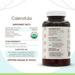HerbEra Calendula vegetarian capsules for convenient daily supplementation
