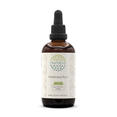 HerbEra Goldenseal bottle with clear label for easy dosing