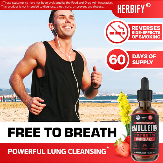HERBIFY Mullein Drops dropper close-up for precise dosing and consistent use.