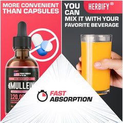 Made in USA label on HERBIFY Drops signals quality and domestic sourcing.