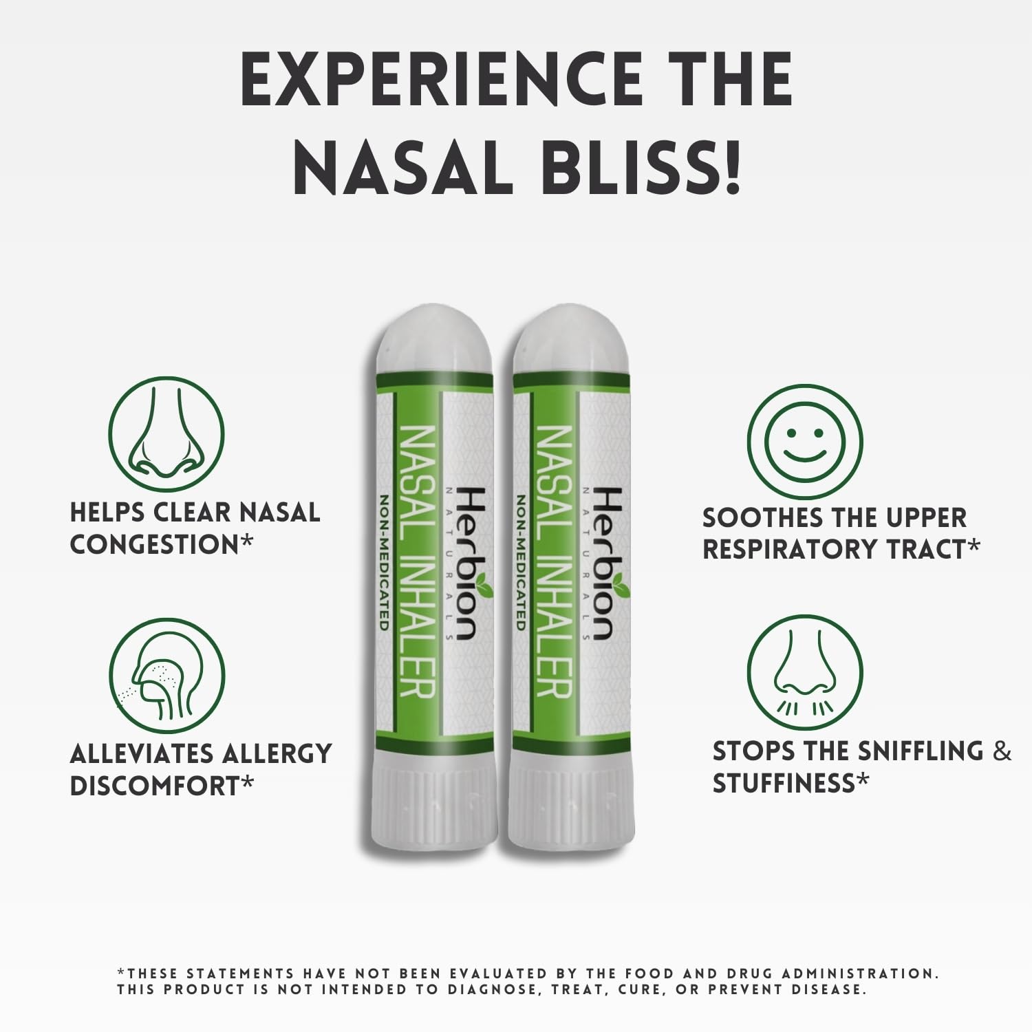 Herbion Naturals Nasal Inhaler congestion relief without medicine.