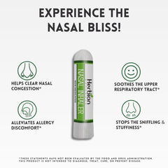 Herbion Naturals Nasal Inhaler with menthol vapors delivering a cooling sensation