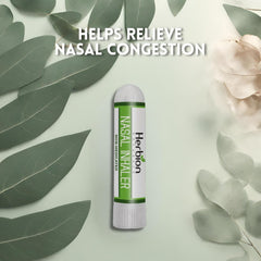 Herbion Naturals Nasal Inhaler travel-friendly pack in a bag