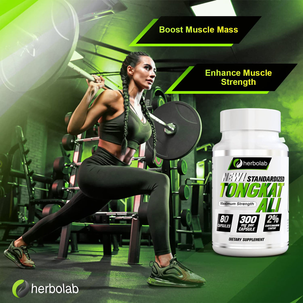 Herbolab Tongkat Ali Malaysian Ginseng roots scene conveys traditional heritage.