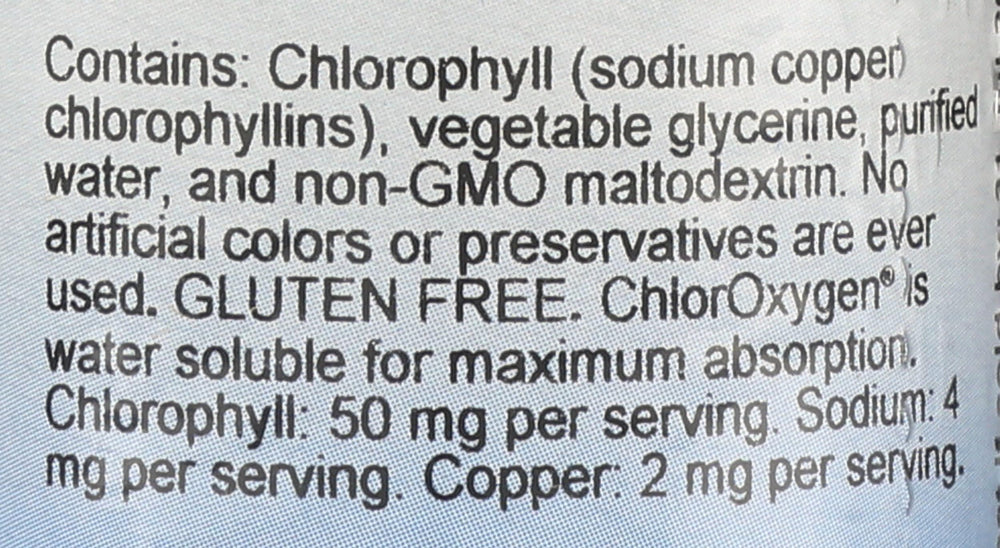 ChlorOxygen drops in water illustrating quick hydration-friendly energy support
