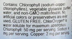 ChlorOxygen drops in water illustrating quick hydration-friendly energy support