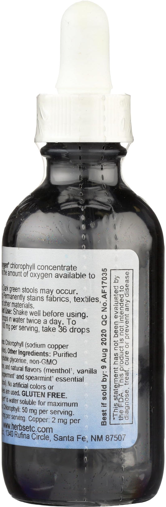 ChlorOxygen drops measuring cup illustrates easy dosing for energy.