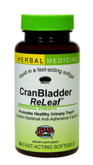 Herbs Etc. CranBladder ReLeaf softgels with cranberry capsules supporting urinary comfort.