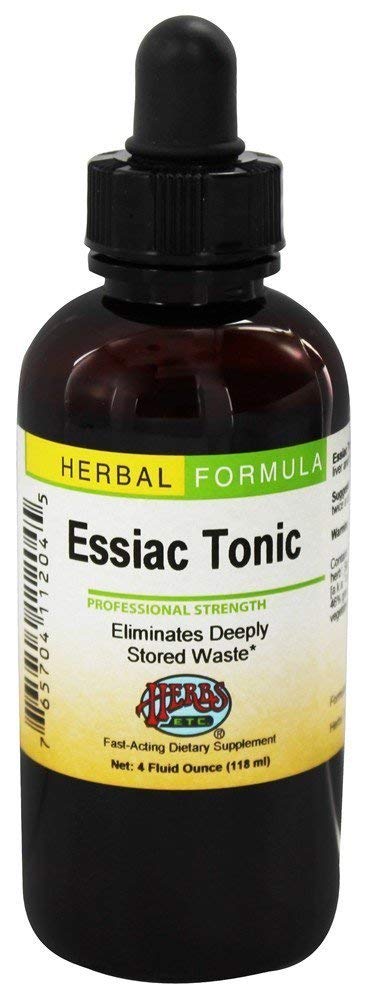 Herbs Etc Essiac Tonic bottle for wellness support and natural cleansing
