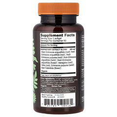 Herbs Etc. Immunoboost softgels close-up, convenient daily immune support option.