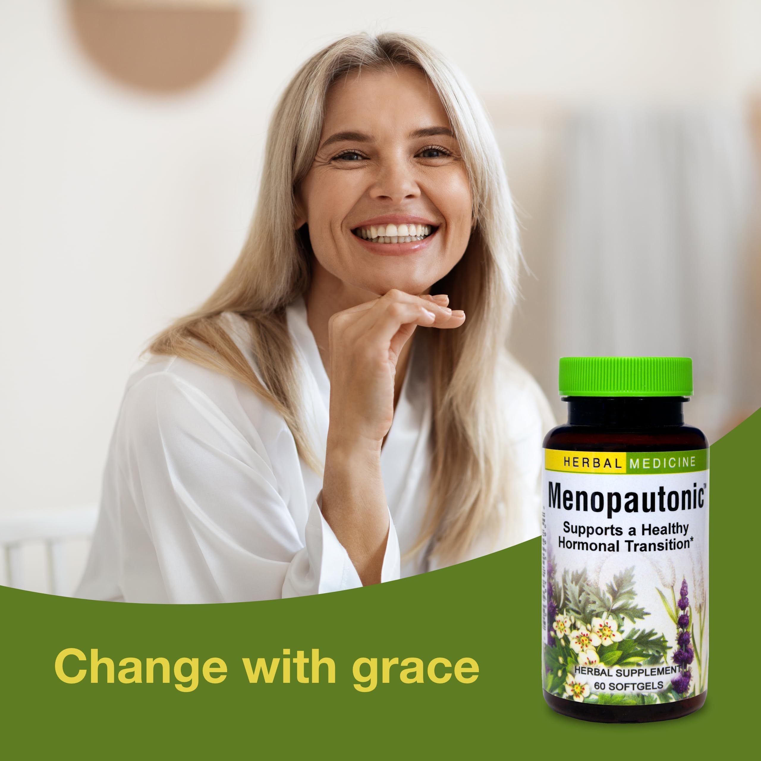 Herbs blend with Dong Quai and Black Cohosh for hormonal balance.