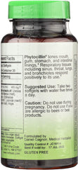 Herbs Etc. Phytocillin bottle close-up with label and dosage guidance for daily use