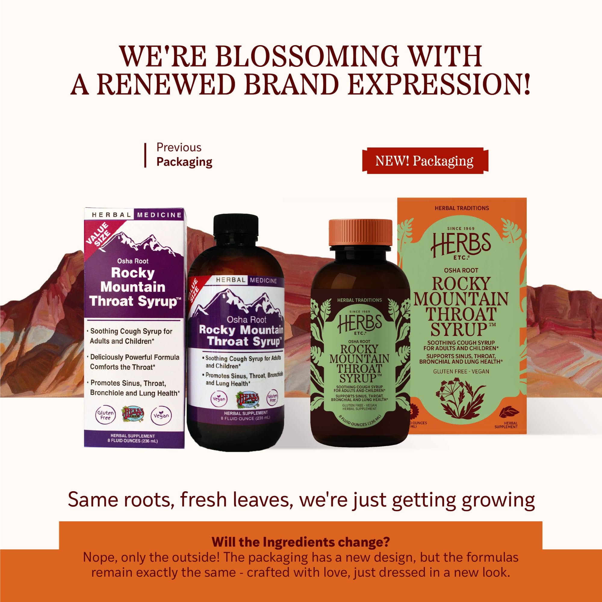Rocky Mountain Throat Syrup pour demonstrating natural herbal blend