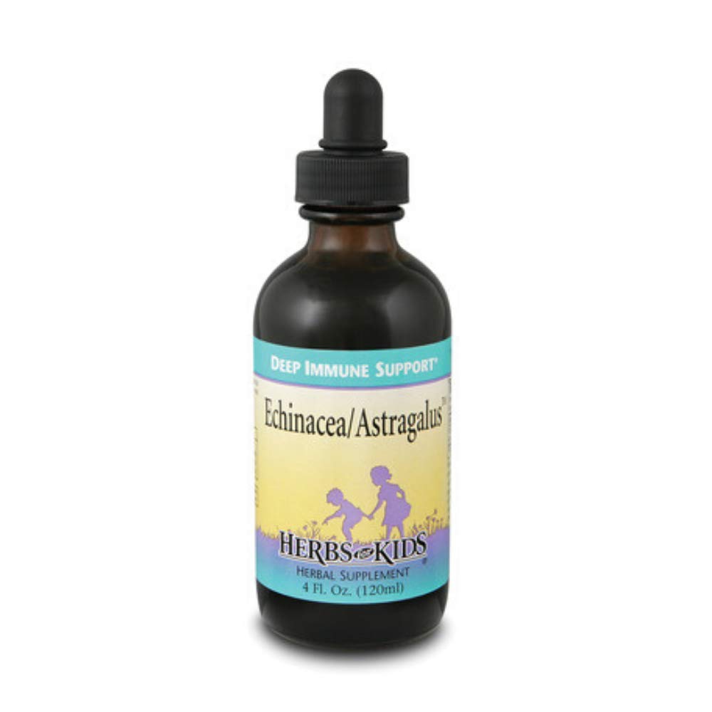Herbs For Kids Echinacea drops bottle pour supports kid-friendly immune wellness
