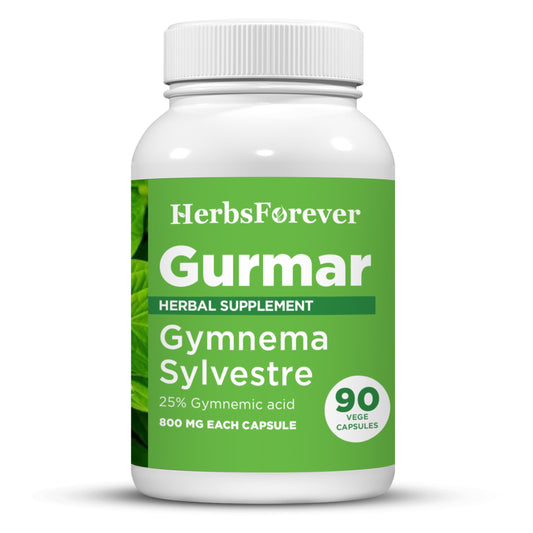 Herbsforever Gurmar capsules bottle for daily wellness support.