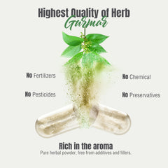 Herbsforever branding with Gurmar capsules visible.