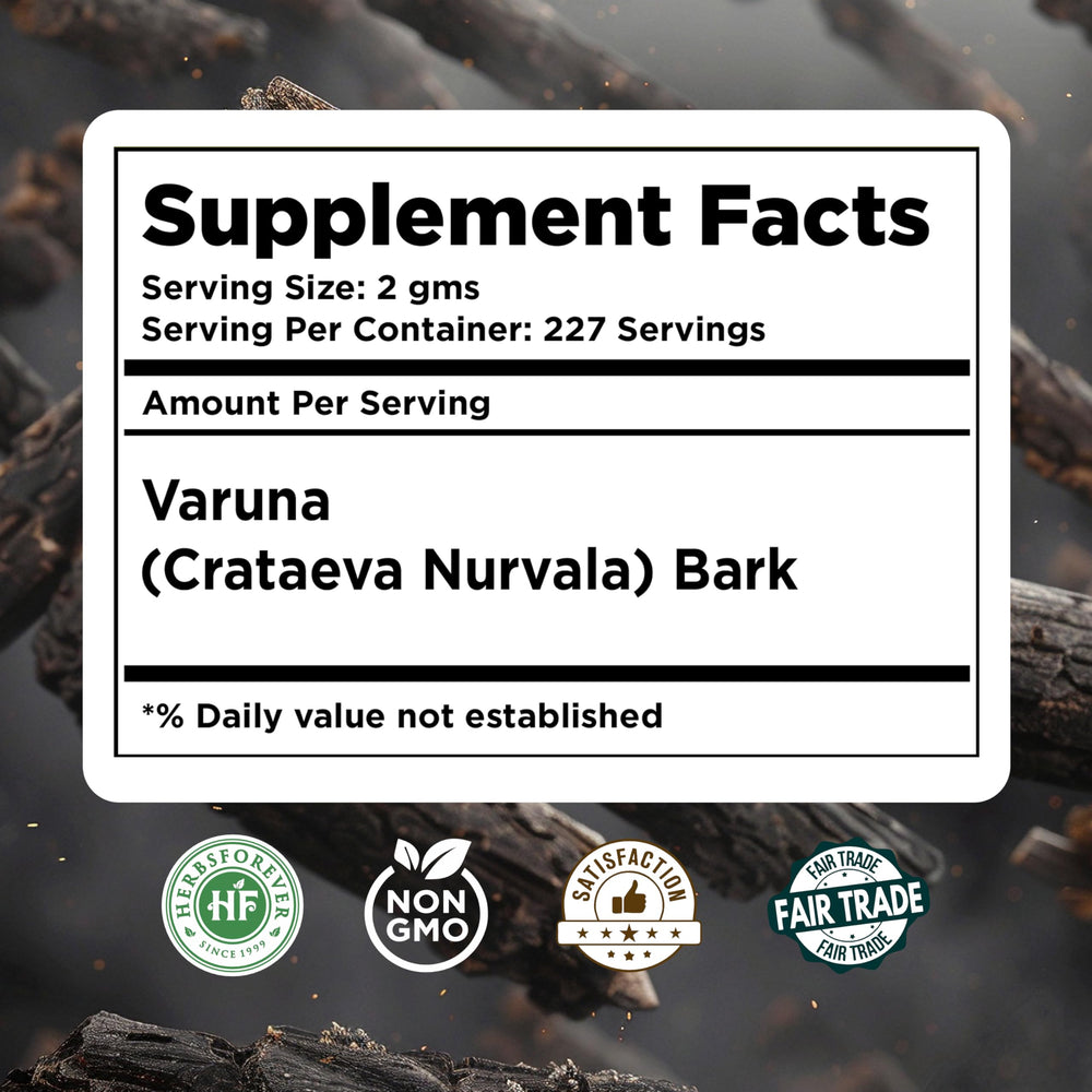 Herbsforever Varuna powder jar closeup — premium texture and natural color.